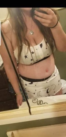 Curvy, big boob, horny woman - 1
