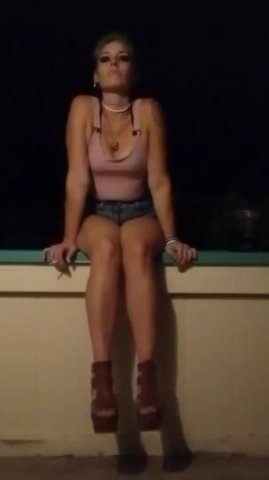 blue haired lady - 1