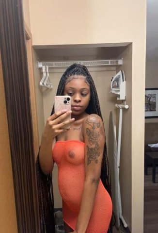 Submissive slim petite ebony queen🍊🐱💦 2 girl specials👩🏾‍❤️‍💋‍👩🏾 - 1