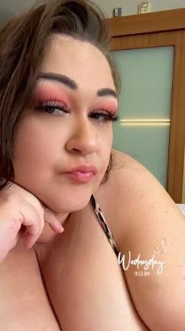 FACETIME Specials! CERTIFIED FREAK 💦Wet & Juicy 💦 Mouth of a GODDESS - BBW Big Booty - SUPER BUSTY - 1