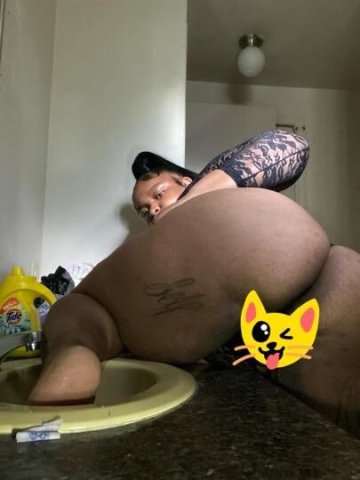 SLOPPIEST THROAT💦Cum See The Best👅JUICY BOOTY BBW BROWNSKIN wet n tight - 1
