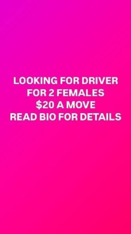 NEED A NIGHT DRIVER FOR 2 FEMALES 🚗 READ BIO FIRST - 1