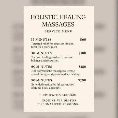 **Hunnie** Holistic Healing Massages - 29 - 1