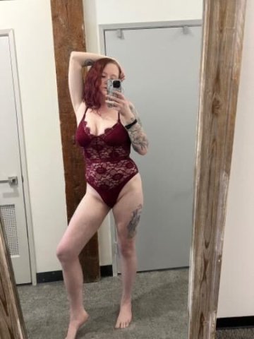 Curvy Tatted Redhead - 1