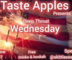 NEW LOCATION HUNTSPOINT AREA 🍎TASTE APPLES🍎 presents 💦 DEEP THROAT WEDNESDAY 👅THE WAY YOU WANT IT 🍑 DROP YOUR LOAD 👅OPEN PLAY ROOMS 💦 GLORYHOLE & GANGBANGS - Image 7
