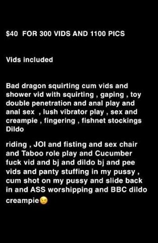 NO MEETS 🚨HUGE VID SALE 🥵 $40 FOR 300 VIDS AND 1100 PICS - 1