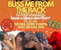 Queens escorts - COME BUSS 3 NUTS // THE DOLLS MIXED TRANS X FEMALE ORGY PARTY 👿🔥🎃