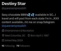 Columbia escorts - 💫💫💦💦A TRUE SOUL SNATCHER IYKYK❤️💋💦INCALLS ONLY💦