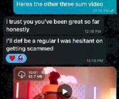 DELETING MY SEX VIDEOS TO MAKE SPACE IN MY PHONE COME BUY THEM BEFORE THEIR ALL GONE 🥰😍✨ LET ME MAKE U CUM WITH MY VIDEOS - Image 1