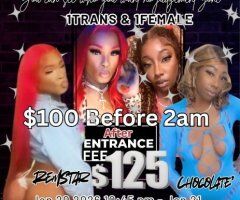 TRAN AND FEMALE IS BACK WE TRYNA GET FUCKED 100 ENTRY BEFORE 2 125 ENTRY AFTER COME BUST 2 TO 3 NUTS WITH US - 25 - Image 5