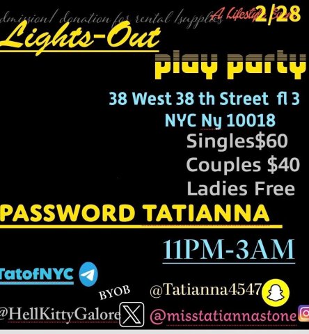 2/28 Saturday Party 💖 🥳🎉Lights Out 🔦Play Parties ❤ Singles /Couples welcome💃👫🍸🥂 - 38 - 1