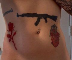 Tattooed Lesbian seeking generous men - 25 - Image 3