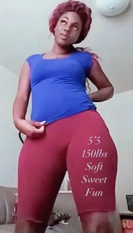 Austin Chocolate 5'5 Petite Female Escort — Head & Pussy Combo - 1