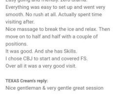 Tex Cream—Oakland/East Bay Female Escort • Regulars, Full GFE/BJ - Image 8