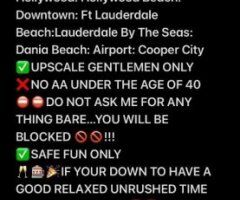 Fort Lauderdale Outcall Only Female Escort — Hourly Sessions & Massaging - Image 7