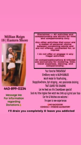 Eastern Shore Maryland SlimEbony ThroatGoat CreamQueen FetishPleaser (No Backdoor) - 1