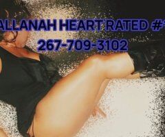 Allanah Heart Durham Area Female Escort — tight grip & soaking wet - Image 5
