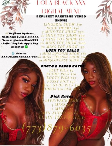 Queen Lola Black XXX — Explicit FaceTime, Live Shows & Custom Content - 1