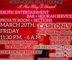 Palmdale/Lancaster escorts - After Hours Adult Lounge 420 Friendly Hookah + Bar (Palmdale/Lancaster, CA)