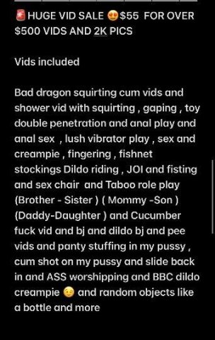 Concord, NH Female Escort — Huge Vid Sale (500 vids + 2K pics) - 1