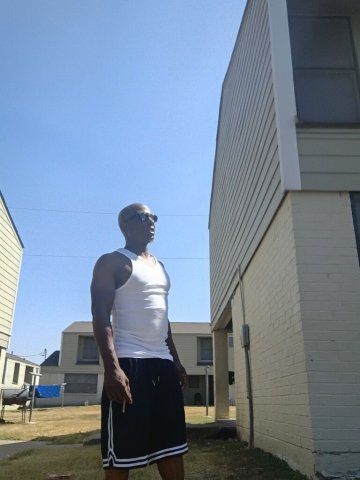 Austin BBC Gen Donations — Black muscular male, bald - 1