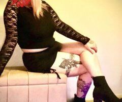 Phoenix, AZ Tatted Snow Bunny — Blonde, Green Eyes 36DD - Image 9