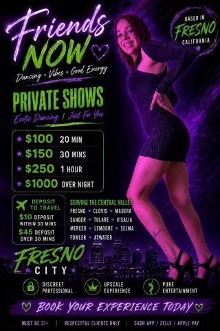 Visalia Exotic Companion & 2-Girl Show — Private Incall Available - 1