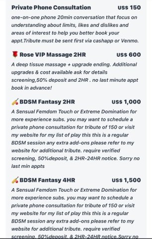 North Platte Lady Rose — Rose VIP Massage & BDSM Fantasy (Text Only) - 1