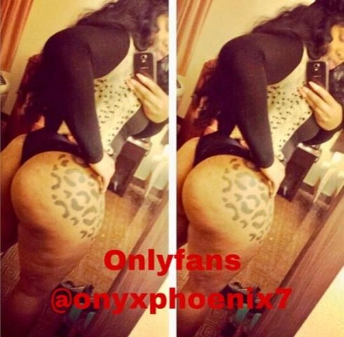 Wichita Kansas Trans Female Escort — Onyx (Thick, Tatted) FaceTime Show - 1