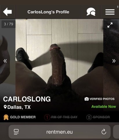 Orange County Male Escort — Mr Carlos Long (11" champion) now - 1