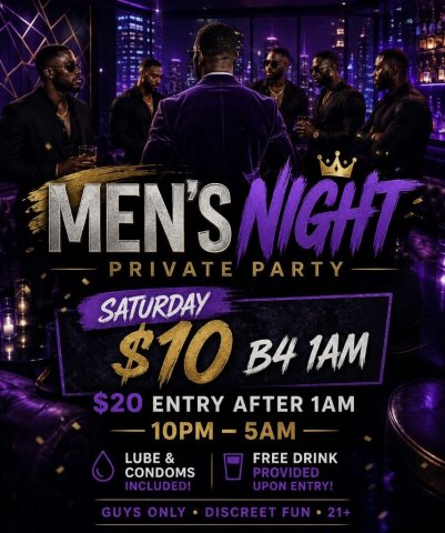 Philadelphia All-Men Sex Party (Tonight) 10pm–4am - 1