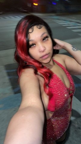 Long Beach CA In-Calls & Outcalls — Curvy Red Mixed Baddie - 1