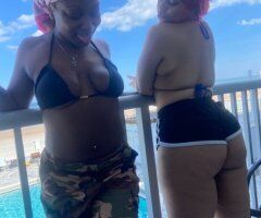 Honey N Skyy in Daytona Beach — Lesbian Beach Kissing & Oral (Two Girls) - Image 2
