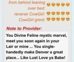 Denver Female Escort — Verification by VC/Video Chat, Outcalls by Uber/Lyft - Image 3