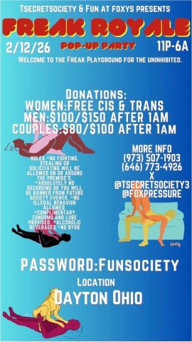 Dayton Trans Sex Party — Private 30-Min Event - 1