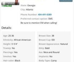 Atlanta Outcall Female Escort — Outcall Deposit & Verification - Image 2