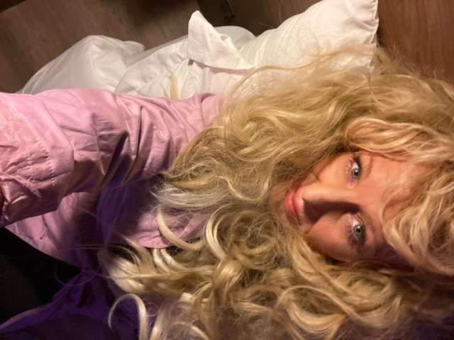 San Diego Blonde Female Escort — Saturated Strawberry Wine Party & Massage - 1