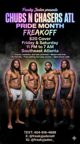 Freak Party in southside THICK MEN AND CHASER - 1