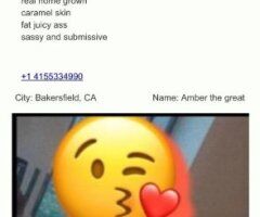 Amber the Great (23) — Real Homegrown 5'5" Cramel Skin/Fat, Juicy Ass & Submissive, Fat Witch! - Image 10
