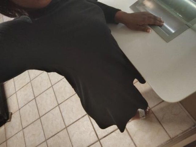 Mia (28) — Thick Brown Ebony Babe with Pegging - 1