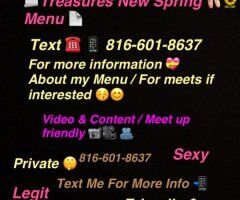 Treasure’s Spring Menu — Text for Meet & Content Video Chats - Image 3