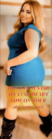 Wilmington, DE Adult Film Star Allanah Heart 24/7 Escort - 1