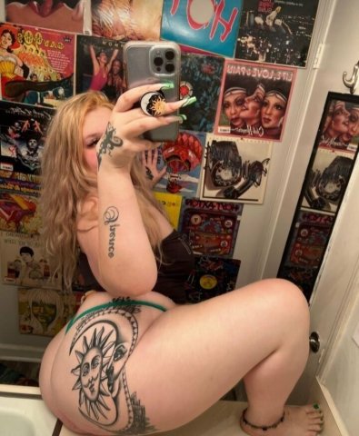 Huntsville AL BBW Female Escort — Star-tatted, Bareback & GFE - 1