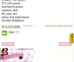 Amber the Great, 23 — 5'5” 150 lbs real homegrown caramel skin - Image 6