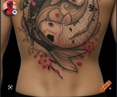 Tattoo Artist Trade for a Back Koi Fish Design (Las Vegas) - Image 3