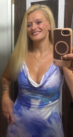 High Point Blonde Female Escort (36C) with Long Legs - 1
