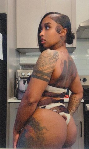 Chocolate Girl — Heavily Tattooed Female Escort (St. Augustine) - 1