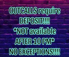 Greenville SC Outcall Female Escort — $15 deposit (outcall only), condom required - Image 5