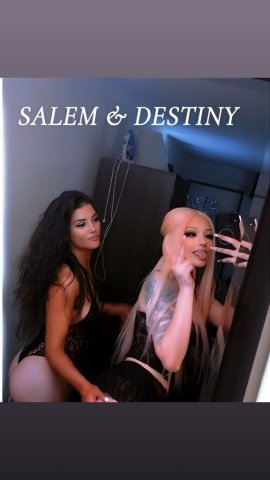 ♀ Salem & Destiny Duo Special — Double Nuru & BBBJ + Happy End - 1