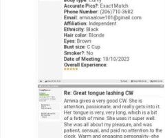Seattle Female Escort — Full Service, “BNG/SLOPPY TOPPY” Specials - Image 5